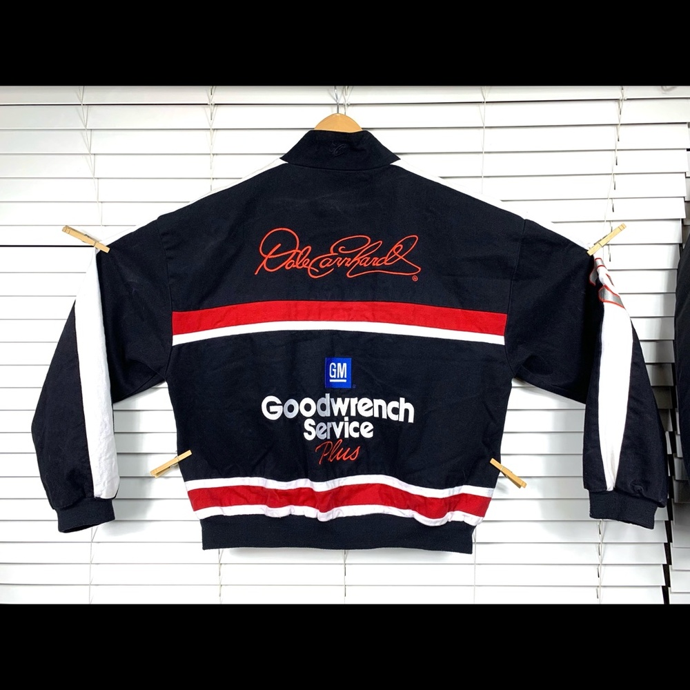 🚫SOLD! VINTAGE • DALE EARNHARDT SR.• |•CHASE AUTHENTICS•| NASCAR Racing Jacket - Picture 2 of 16